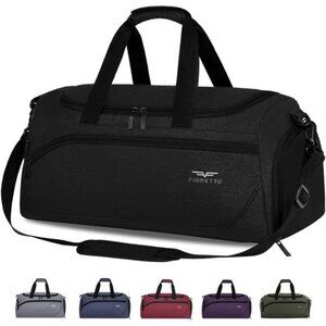 🎒 Waterproof Gym & Travel Duffle Bag – Shoe Compartment, Wet Pocket & Carry-On